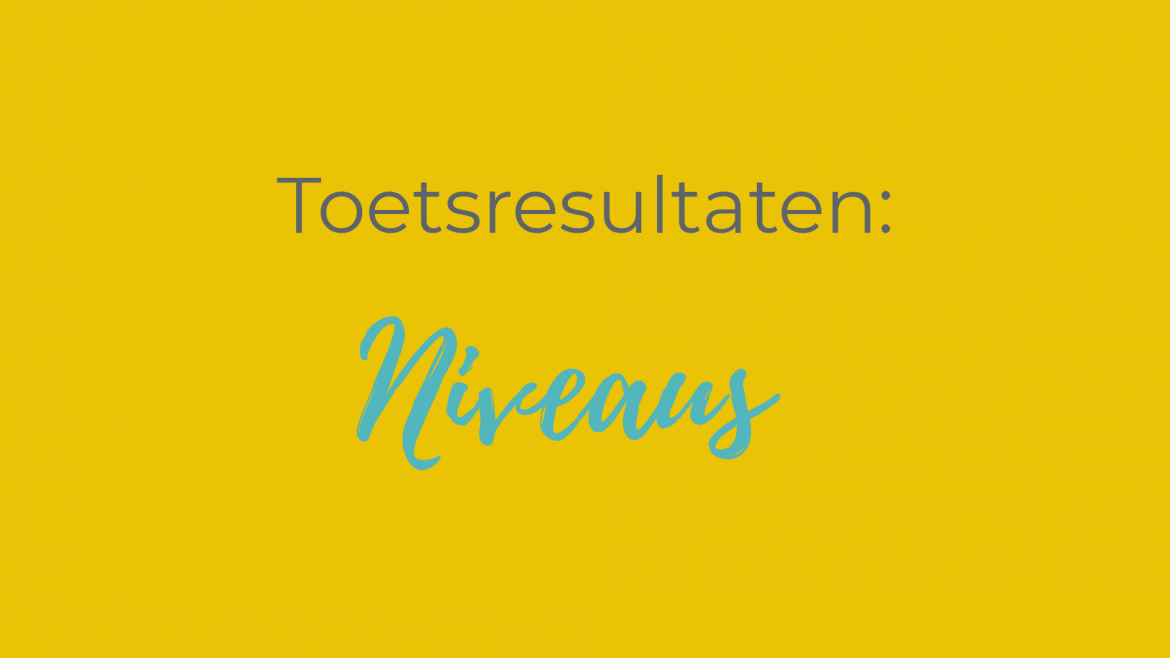 Wat betekent het toetsresultaat voor jouw kind? – Niveaus